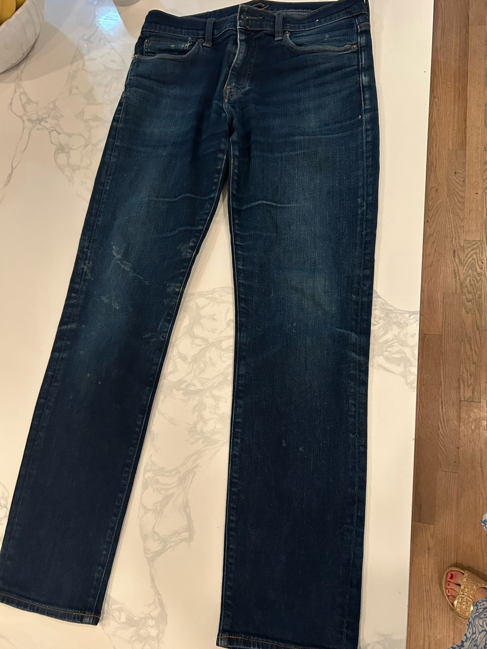 J. Crew Men's Straight Jeans in Dark Indigo